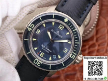 Blancpain Fifty Fathoms 5015-12B40-O52 ZF Factory Blue Dial - Watches