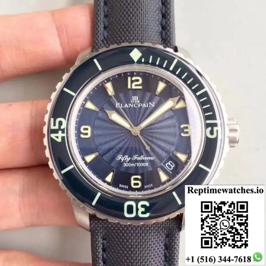 Blancpain Fifty Fathoms 5015D-1140-52B ZF Factory Blue Dial - Watches
