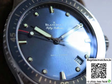 Blancpain Fifty Fathoms Bathyscaphe 5000-0240-O52A ZF Factory Blue Dial - Watches