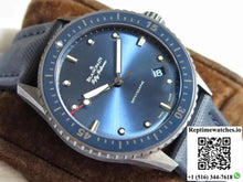 Blancpain Fifty Fathoms Bathyscaphe 5000-0240-O52A ZF Factory Blue Dial - Watches