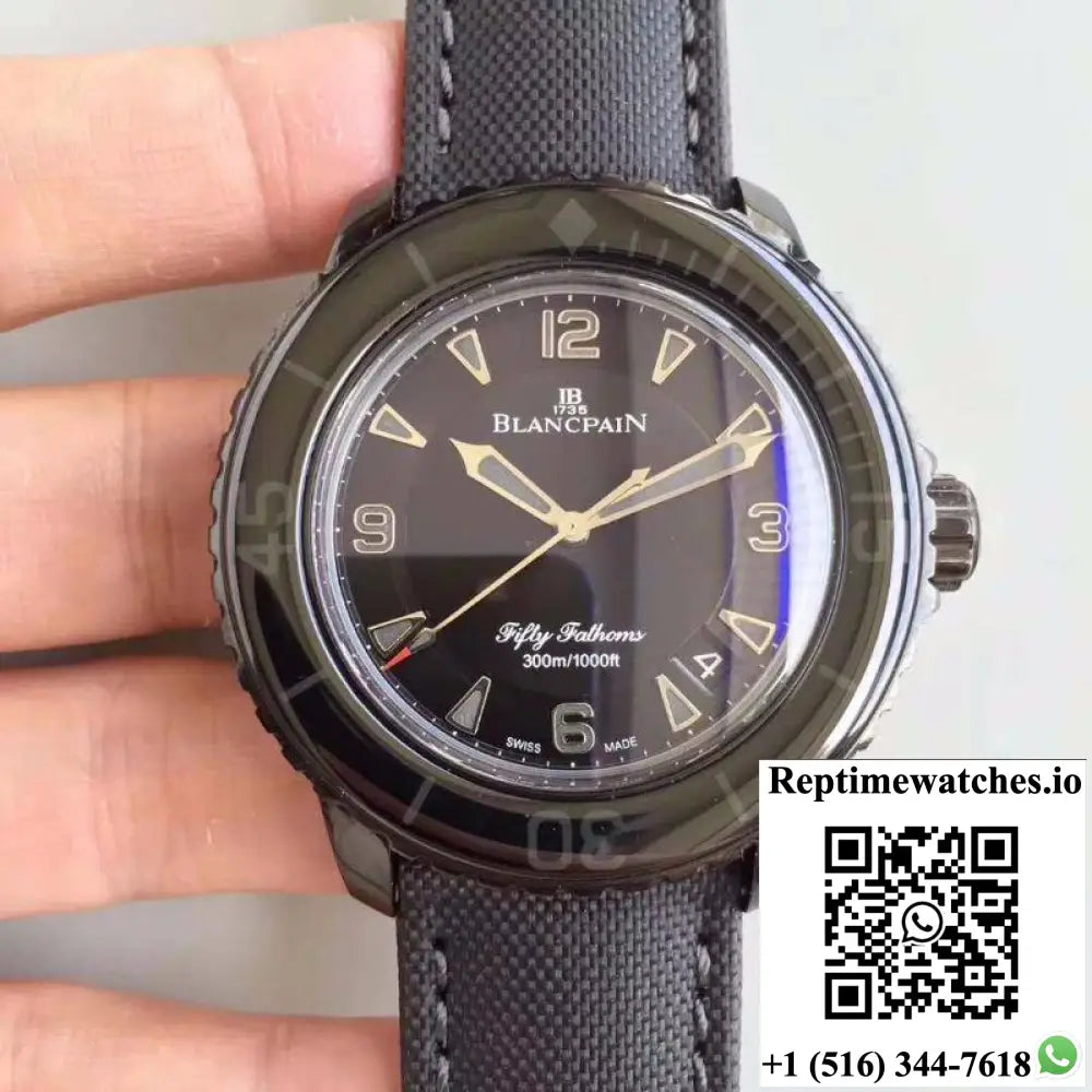 Blancpain Fifty Fathoms Dark Knight 5015-11C30-52A ZF Factory Black Dial - Watches