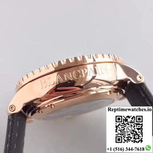 Blancpain Fifty Fathoms Tourbillon 5025-3630-52A Rose Gold Black Dial - Watches
