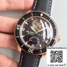 Blancpain Fifty Fathoms Tourbillon 5025-3630-52A Rose Gold Black Dial - Watches