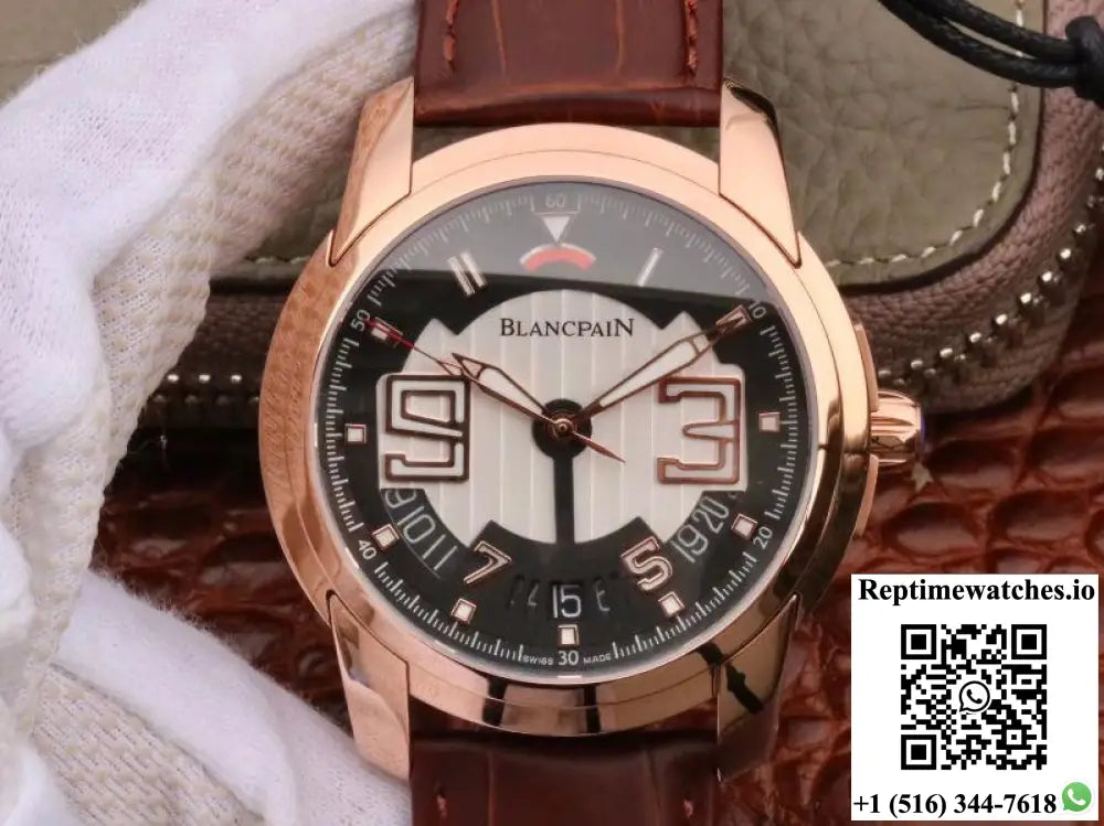 Blancpain L-EVOLUTION 8805-1134-53B Rose Gold Case Black Dial - Watches