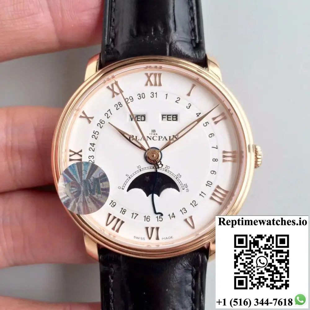 Blancpain Villeret 6654-3642-55B OM Factory White Dial - Watches
