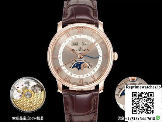Blancpain Villeret 6654N-3646-55B GR Factory Week Display