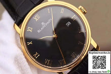 Blancpain Villeret Ultraplate 6651-1127-55B ZF Factory Black Dial - Watches