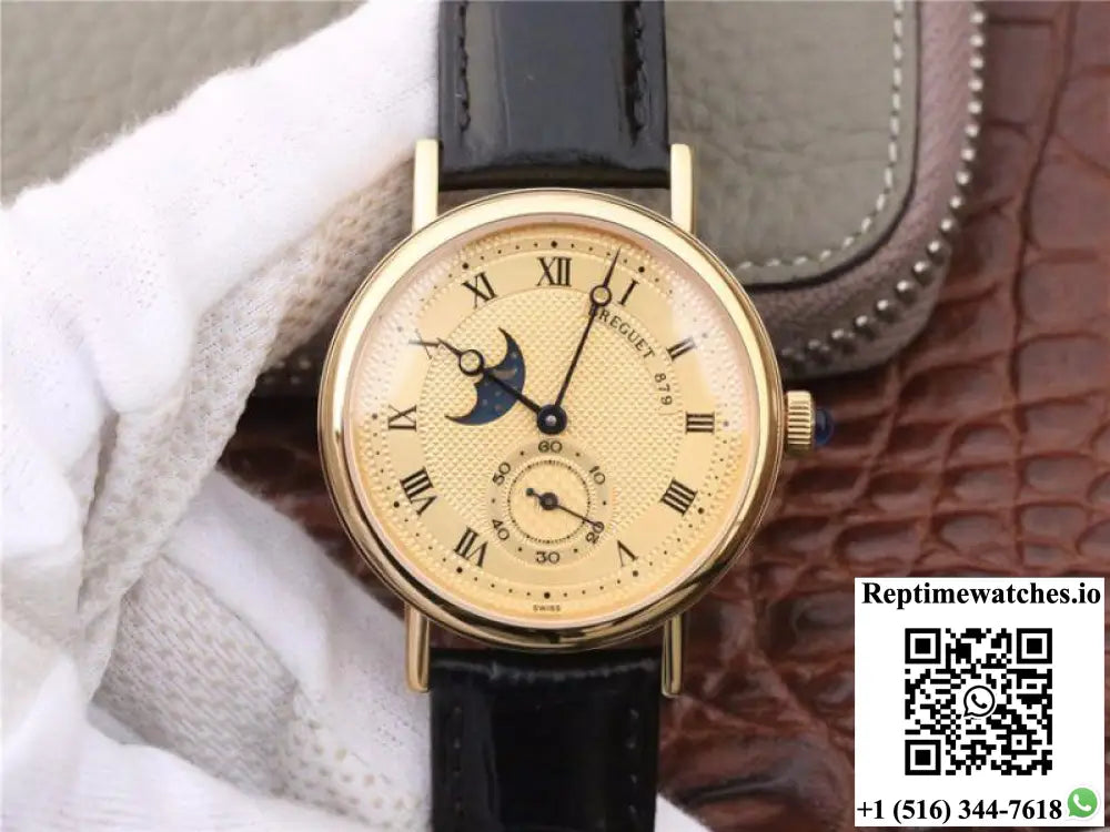 Breguet Classique Moonphase 4396 Yellow Gold Dial - Watches