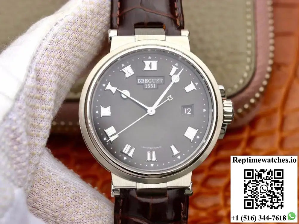 Breguet Marine 5517TI/G2/9ZU V9 Factory Grey Dial - Watches