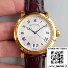 Breguet Marine Big Date 5817 5817BA/12/9V8 Silver Dial HG Factory - Watches
