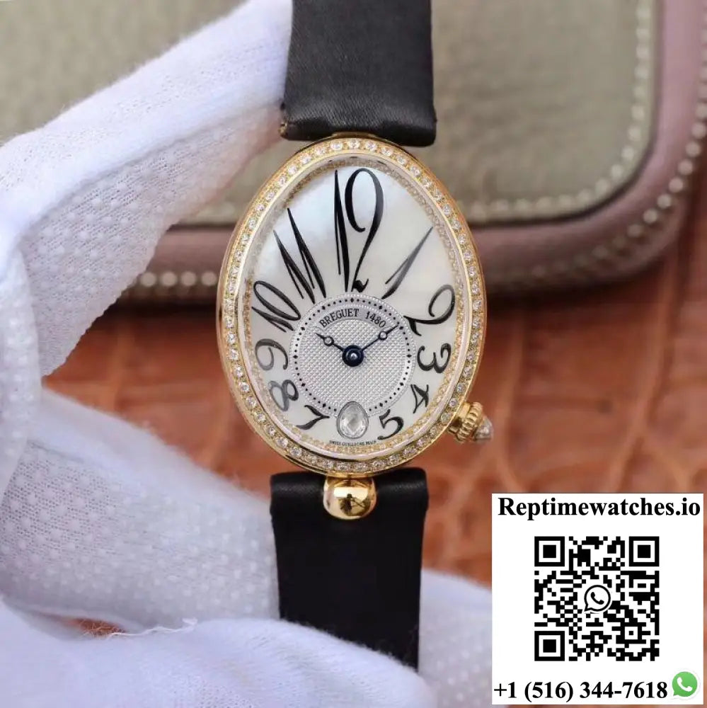 Breguet Reine De Naples 8918BA/58/864.D00D Ladies ZF Factory Yellow Gold Mother Of Pearl Dial - Watches