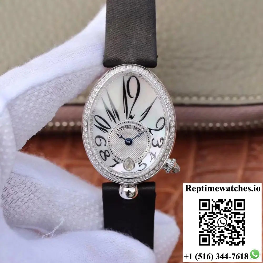 Breguet Reine De Naples 8918BB/58/864/D00D ZF Factory White Mother Of Pearl Dial - Watches