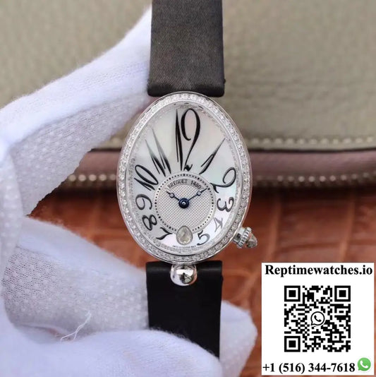 Breguet Reine De Naples 8918BB/58/864/D00D ZF Factory White Mother Of Pearl Dial - Watches