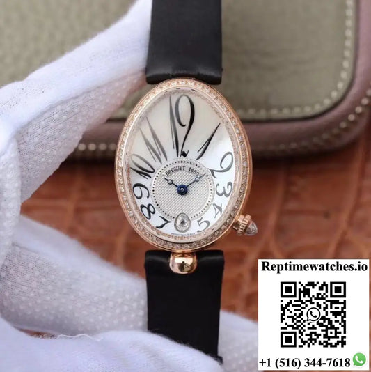 Breguet Reine De Naples 8918BR/58/864/D00D Ladies ZF Factory 18K Rose Gold Mother Of Pearl Dial - Watches