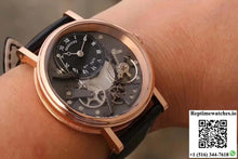 Breguet Tradition 7027 7027BR/R9/9V6 Rose Gold Grey Skeleton Dial - Watches