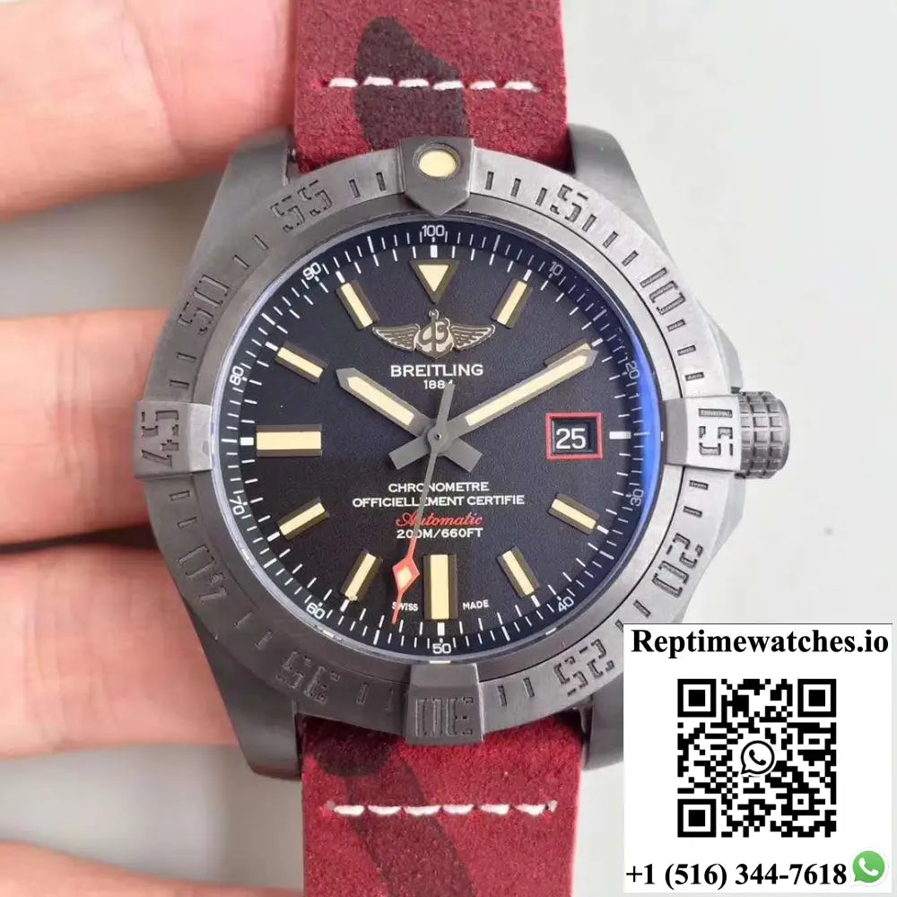 Breitling Avenger Blackbird V1731110/BD74/109W/M20BASA.1 GF Factory Black Dial - Watches