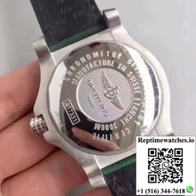 Breitling Avenger II Seawolf A1733110/BC30/435X/A20BASA.1 Green Leather Strap GF Factory Black Dial - Watches