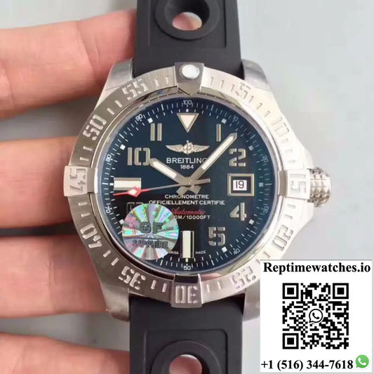 Breitling Avenger II Seawolf A1733110/F563/152S GF Factory Dark Blue Dial - Watches