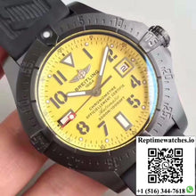 Breitling Avenger II Seawolf V1731110 BD74 109W M20BASA.1 GF Factory Yellow Dial - Watches
