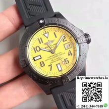 Breitling Avenger II Seawolf V1731110 BD74 109W M20BASA.1 GF Factory Yellow Dial - Watches