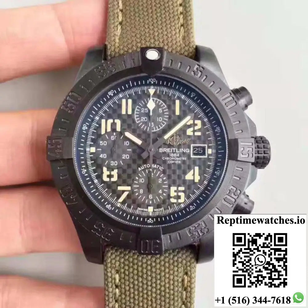 Breitling Avenger II USA Military Limited Edition M133715N GF Factory Fiber Dial - Watches