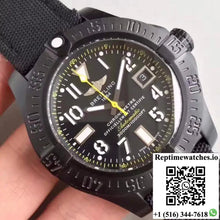 Breitling Avenger Seawolf Blacksteel Code Yellow M17330B2 GF Factory Black Dial - Watches