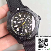 Breitling Avenger Seawolf Blacksteel Code Yellow M17330B2 GF Factory Black Dial - Watches