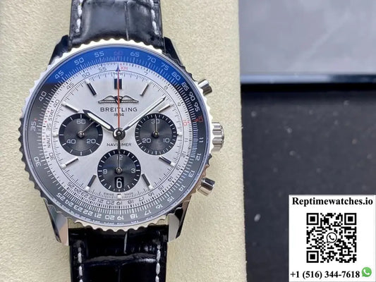 Breitling Aviation Chronograph1 AB0138241G1P1 BLS Factory Glass case back