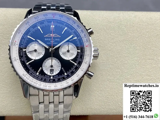 Breitling Aviation Chronograph1 AB0139211B1A1 BLS Factory Stainless Steel Case