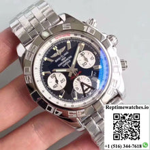 Breitling Chronomat 44MM AB011012/B967/375A GF Factory Dark Blue Dial - Watches