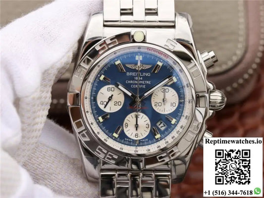 Breitling Chronomat 44MM AB011012/C788/435X/A20BA.1 GF Factory Blue Dial - Watches