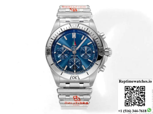 Breitling Chronomat AB01344A1C1A1 BLS Factory Stainless Steel Strap