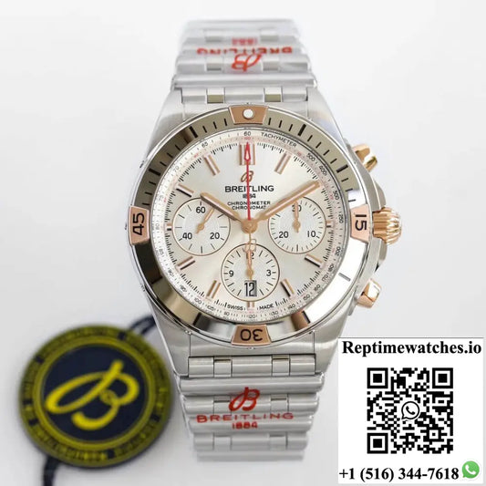 Breitling Chronomat IB0134101G1A1 GF Factory White Dial - Watches