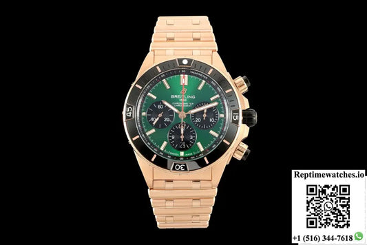 Breitling Chronomat RB01361A1L1S1 TF Factory Rose Gold Strap