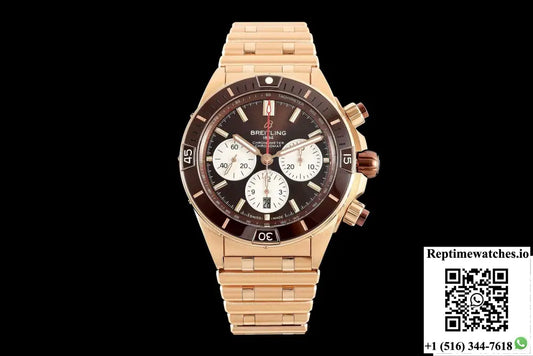 Breitling Chronomat RB0136E31Q1S1 TF Factory Rose Gold Case