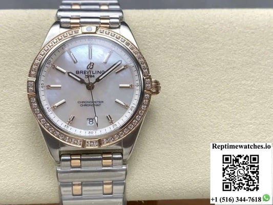 Breitling Chronomat U10380591A2U1 BLS factory diamond bezel