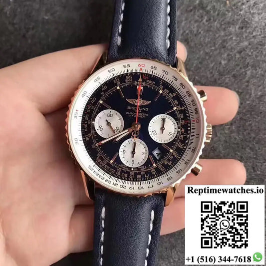 Breitling Navitimer 01 RB012012 JF Factory Blue Strap - Watches