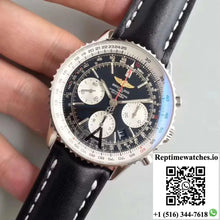Breitling Navitimer GMT AB044121/BD24/441X/A20BA.1 JF Factory Black Dial - Watches