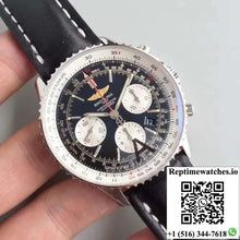 Breitling Navitimer GMT AB044121/BD24/441X/A20BA.1 JF Factory Black Dial - Watches