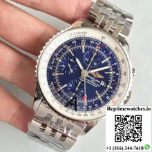 Breitling Navitimer Montbrillant Datora A21330 JF Factory Blue Dial - Watches