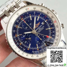 Breitling Navitimer Montbrillant Datora A21330 JF Factory Blue Dial - Watches