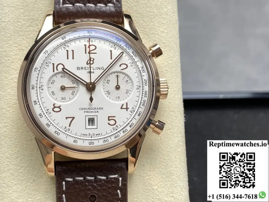 Breitling Premier RB0145371G1P1 BLS factory transparent case back