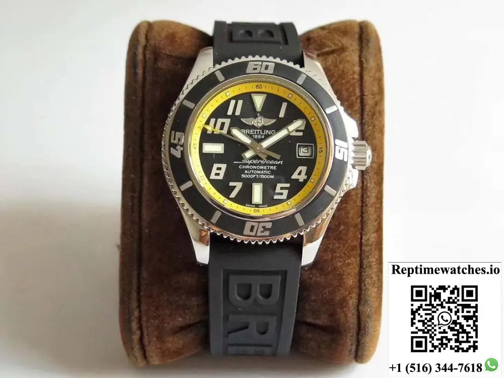 Breitling Superocean 42 Abyss Yellow A1736402/BA32 ZF Factory Black & Yellow Dial - Watches