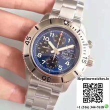Breitling Superocean Chronograph Steelfish A13341C3/C893 GF Factory Blue Dial - Watches
