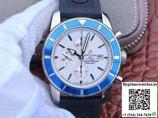 Breitling Superocean Heritage II 46MM A1331217 OM Factory White Dial - Watches