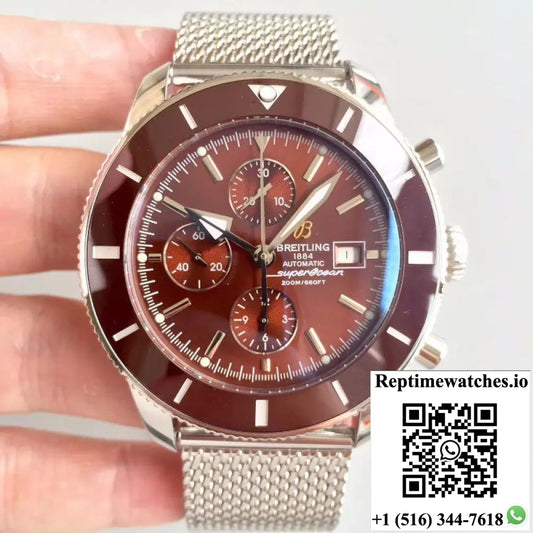 Breitling Superocean Heritage II Chronograph 46 A1331233/Q616/152A GF Factory Chocolate Dial - Watches