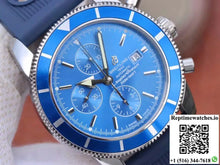 Breitling Superocean Heritage II Chronograph A1331216 OM Factory Blue Dial - Watches