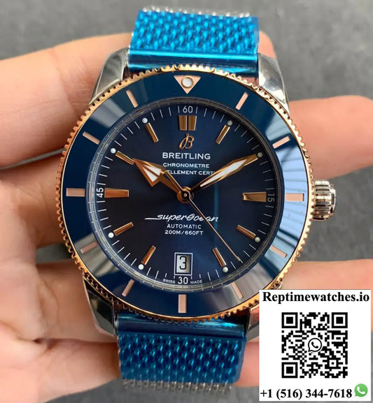Breitling Superocean Heritage UB2010161C1A1 GF Factory Blue Dial - Watches