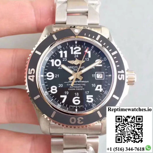 Breitling Superocean II 44MM A17392D7/BD68/162A GF Factory Deep Blue Dial - Watches