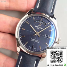 Breitling Transocean Day Date A453109T/C921/731P/A20BA.1 Blue Dial - Watches